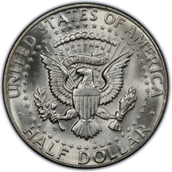 Silver United States Kennedy Half-Dollar Coin 90%