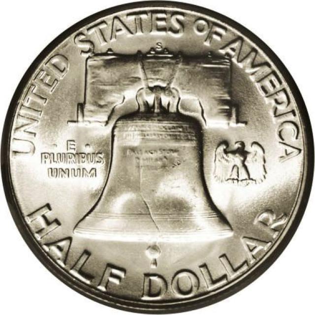 Silver United States Franklin Half Dollar