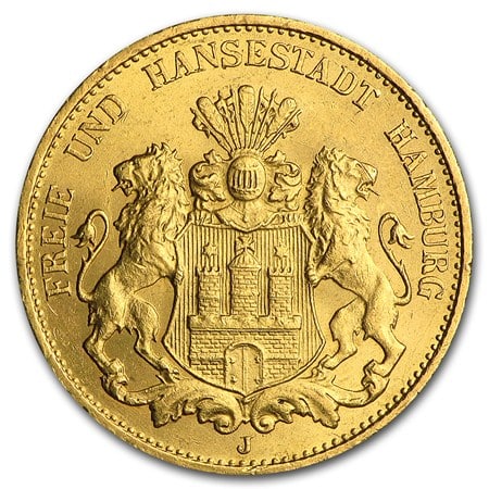 Gold German 20 Mark