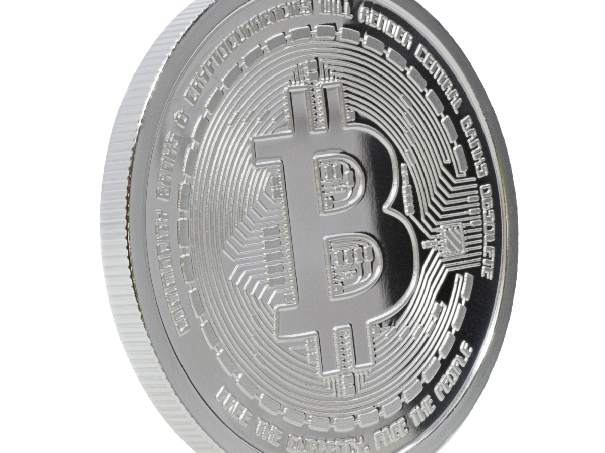 Bitcoin Silver Bullion Round BTC 1 oz .999 Silver Crypto Coin 