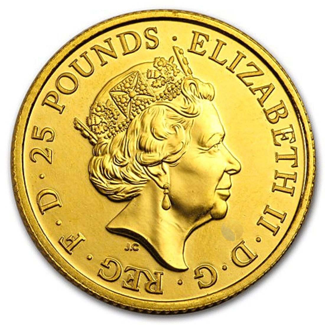 Gold Great Britain Year of The Rooster Monkey 1/4 Ounce Coin