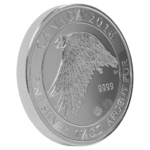 Silver Canadian Gyrfalcon coin