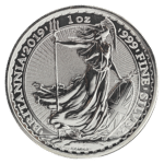 Silver Great Britain Britannia Year of the Pig Privy Mark 1 Ounce Coin