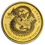 Gold Canadian Lucky Dragon Coin 2019