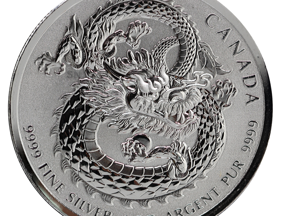 Silver Canadian Lucky Dragon 1 oz 2019 Gem/BU - GSI Exchange