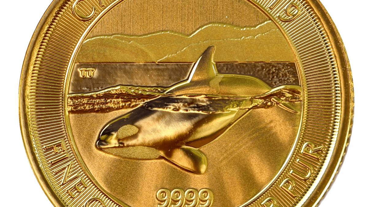 Gold Canadian Orca Coin 1/4 Ounce - GSI Exchange Gold Canadian Orca Coin 1/4 Ounce - GSI Exchange