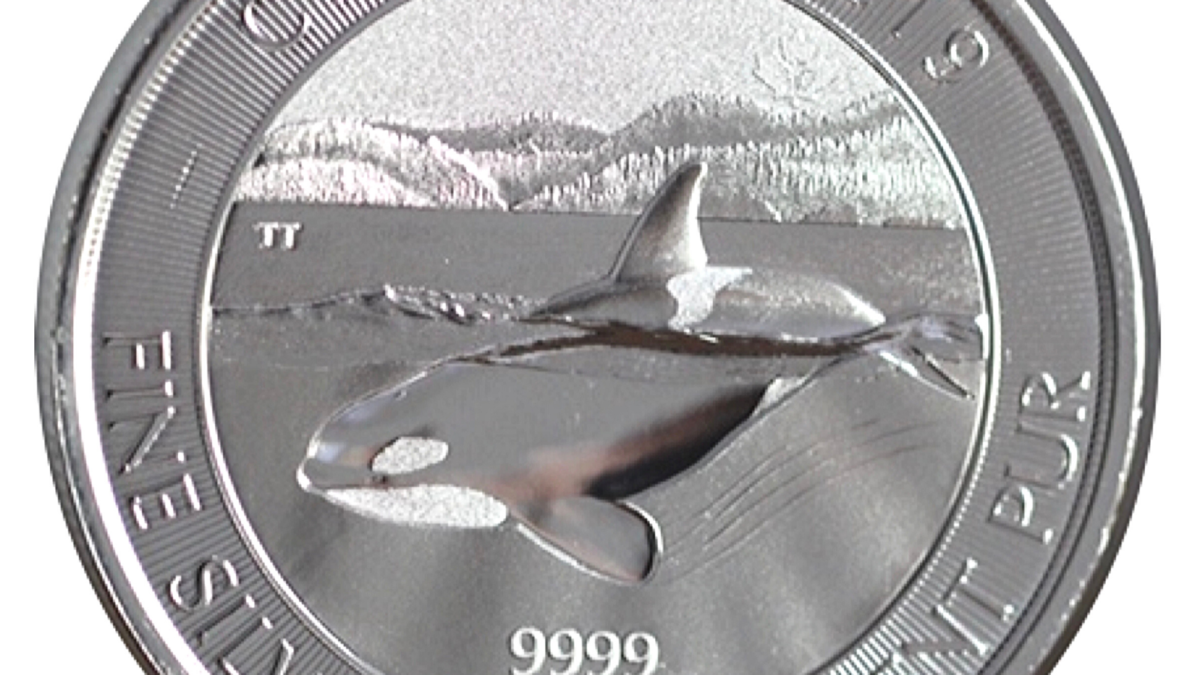 Silver Canadian Orca 2 Ounce Coin - GSI Exchange