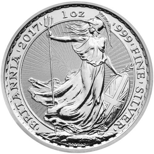 Lunar Rooster Privy British Silver Britannia Coin - 1 Ounce