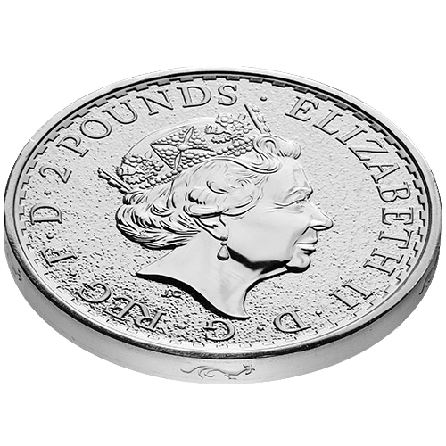 1 Lunar Rooster Privy British Silver Britannia Coin - 1 Ounce