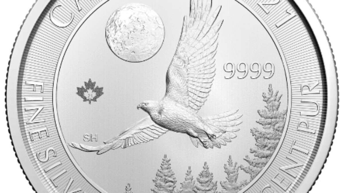 Silver Canadian Goshawk 1-1/2 oz. 2021 Gem/BU - GSI Exchange