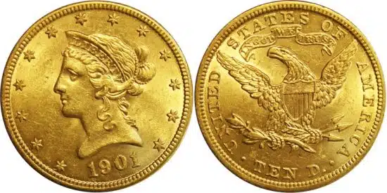 The American Gold Eagle.