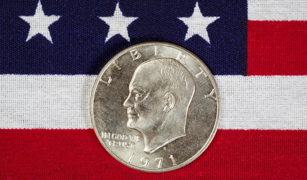 value of 1972 silver dollar