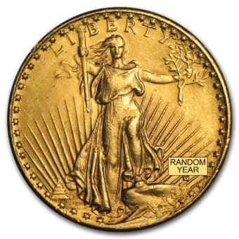 $20 Saint-Gaudens Gold Double Eagle (Cleaned)