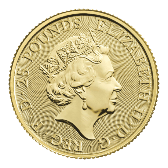 Gold British Royal Mint Gold Standard Coin - Obverse
