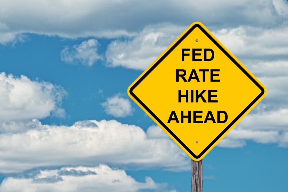 Fed rate hike sign